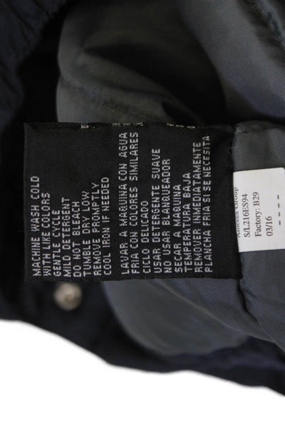 London Fog Unisex Kids Solid Snow Pants Navy Size M