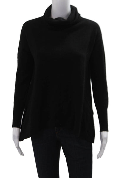 Barrow & Grove Unisex Black 100% Cashmere Turtleneck Pullover Sweater Size XS