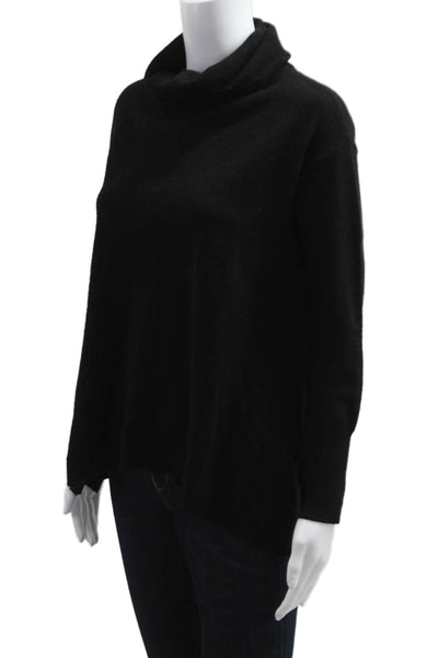 Barrow & Grove Unisex Black 100% Cashmere Turtleneck Pullover Sweater Size XS