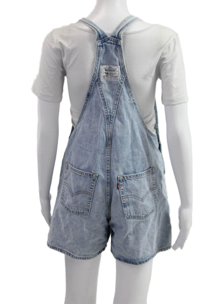 L Space Womens Overall Romper White 100% Cotton Sleeveless Scoop Neck Size M