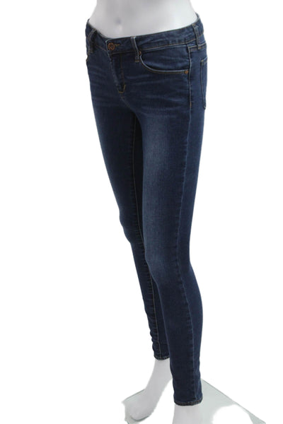Articles of Society Womens Skinny Dark Blue Jeggings Mid Rise Size 25