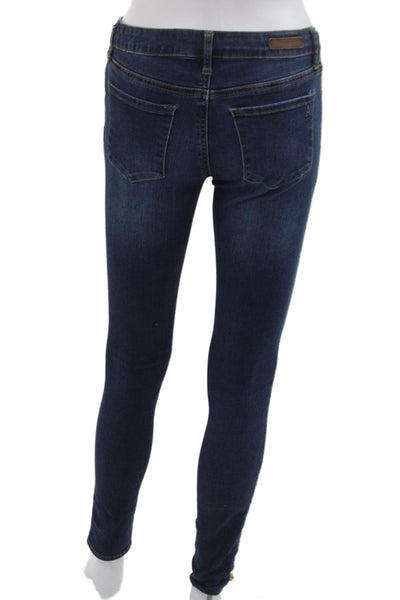 Articles of Society Womens Skinny Dark Blue Jeggings Mid Rise Size 25