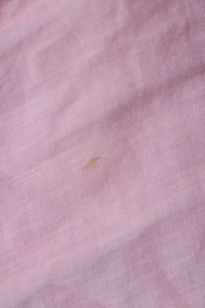Sea New York Women A-Line Sundress Pink Ramie Short Sleeve Knee Length Size 10