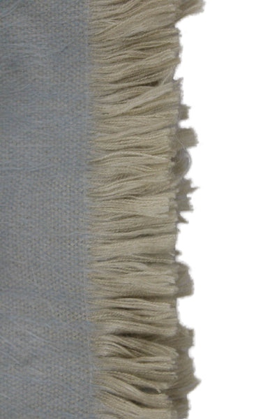 Shupaca Womens Alpaca Knitted Fringe Fold Over Scarf Gray Brown 80"x11"