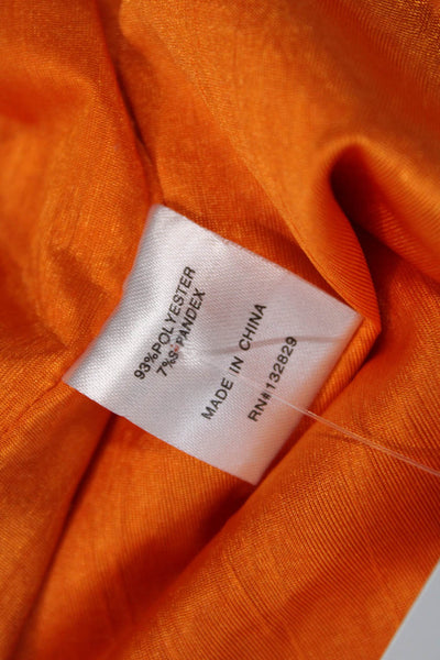 Superdown Women Orange Maxi Wrap Skirt Size XS