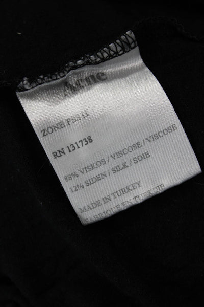 Acne Womens Basic Black Sleeveless Tank Crewneck Designer Size M