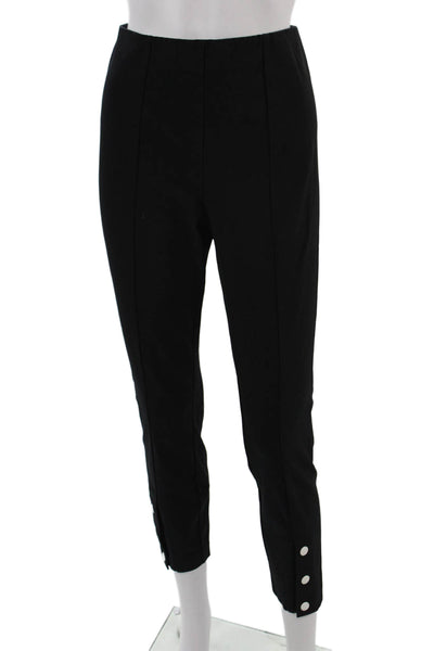 Rag & Bone Women Cropped Ankle Pants Black Button 26in Size 8