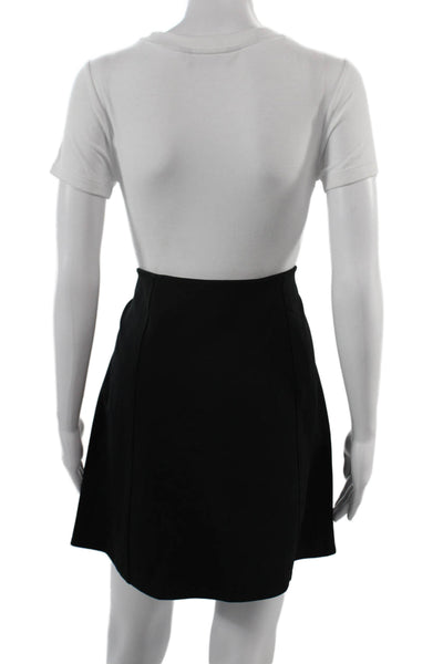& Other Stories Womens A-Line Mini Skirt Black Size 10