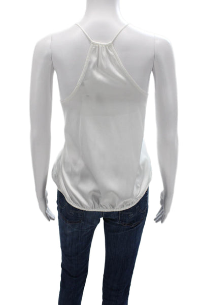Sugar + Lips Women Camisole White Sleeveless Poly Spandex Size S
