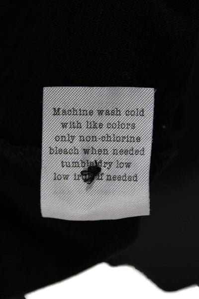 Goldie Womens Black Cotton Basic Tank Crew Neck Sleeveless Size XS