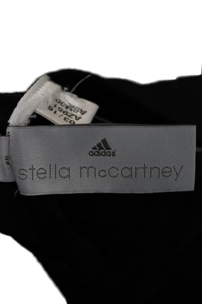 Adidas by Stella McCartney Womens Laser Cut Detail Active Top Black Size XS