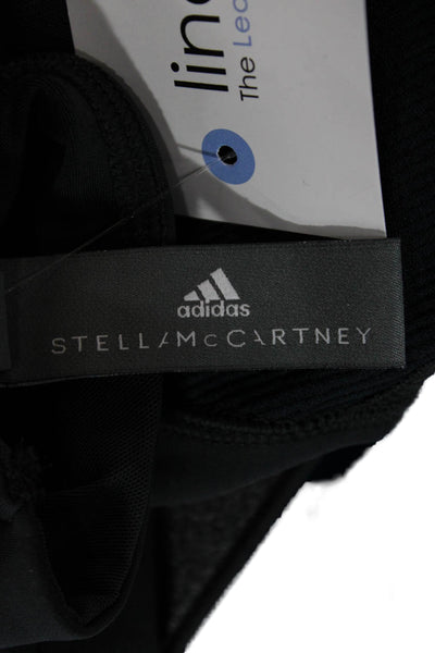 Adidas by Stella McCartney Womens Mesh Trim Crew Neck Tank Top Gray Size XS