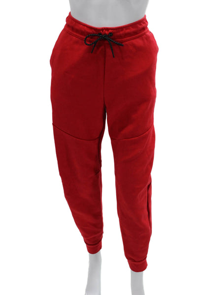 Nike Mens Jogger Sweatpants Red Drawstring Big & Tall Size M