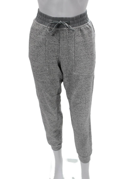 Lululemon Womens Textured Drawstring Jogger Pants Gray Size Small