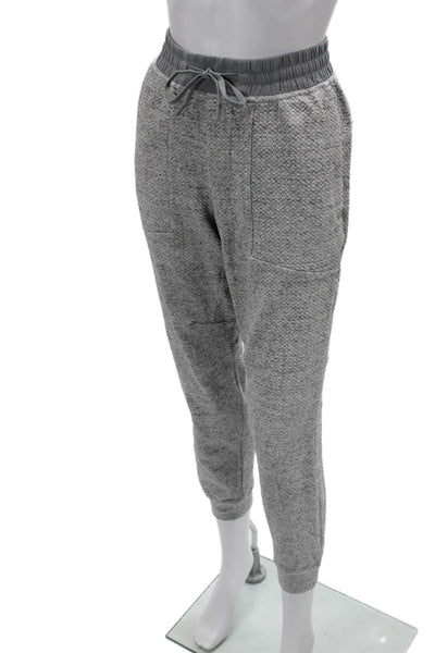 Lululemon Womens Textured Drawstring Jogger Pants Gray Size Small