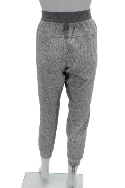 Lululemon Womens Textured Drawstring Jogger Pants Gray Size Small