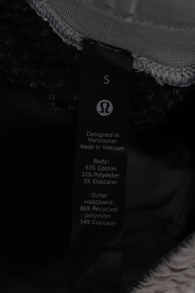 Lululemon Womens Textured Drawstring Jogger Pants Gray Size Small