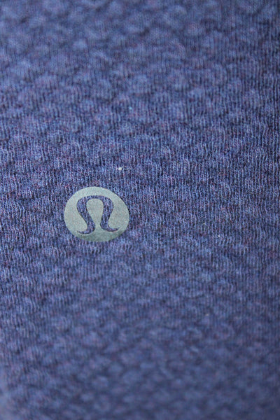 Lululemon Womens Textured Drawstring Jogger Pants Blue Size Small