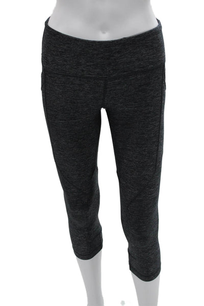 Lululemon Women Capri Leggings Dark Gray Size 4
