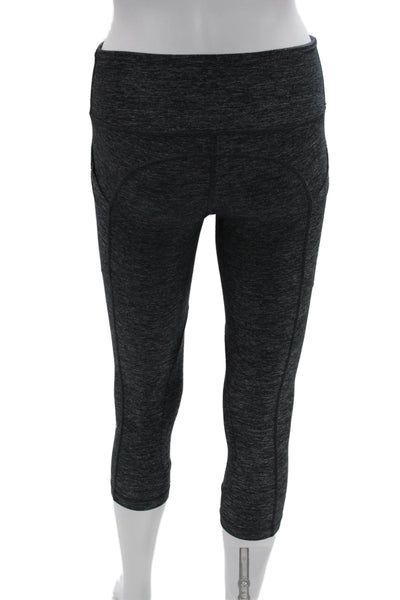 Lululemon Women Capri Leggings Dark Gray Size 4