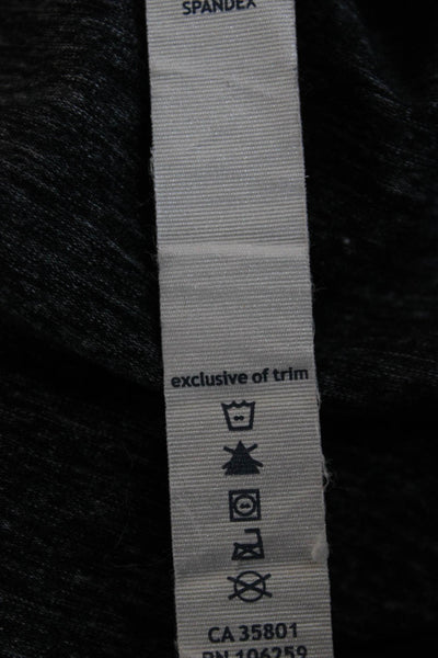 Lululemon Women Capri Cropped Leggings Dark Gray Size 4