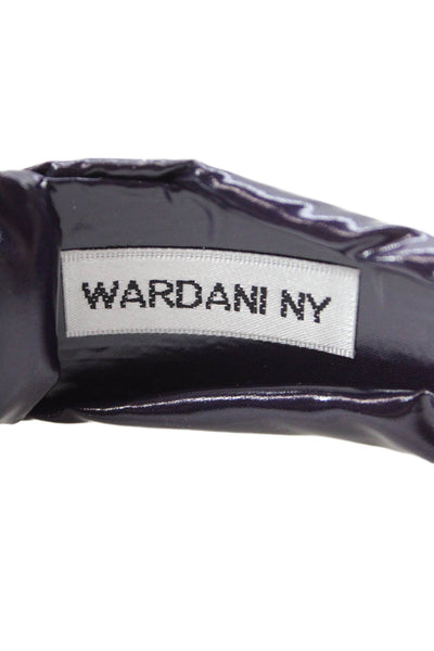 4353406 - Assortment Designer Womens Shiny Knotted Detail Headband Dark Plum Siz