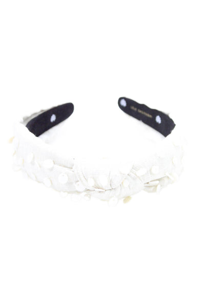 4353331 - Assortment Lele Sadoughi Womens Shell Pailette Slim Knotted Headband B