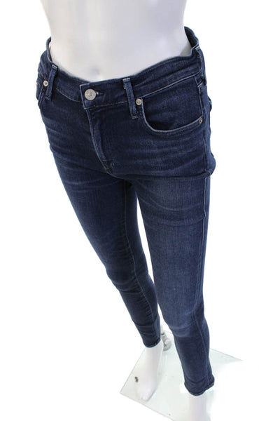 Citizens of Humanity Women Dark Blue Ankle Skinny Jeans Size 28