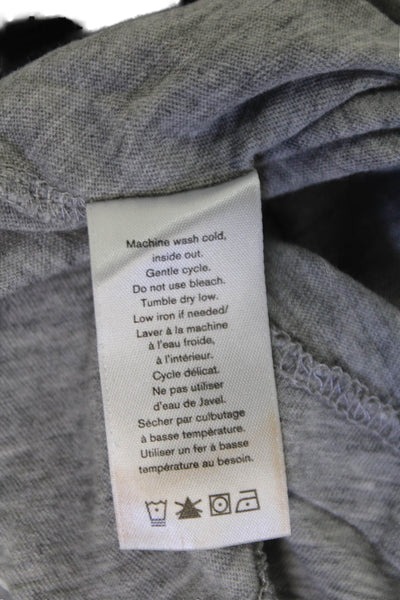 Rag & Bone Womens Basic Gray Pima Cotton Crew Neck Short Sleeve T-Shirt Size XS