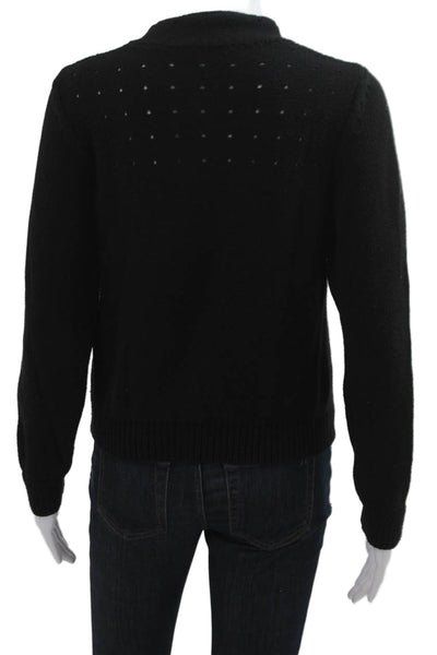 APC Unisex Pullover Sweater Black Crew Neck Long Sleeve Designer Size XS