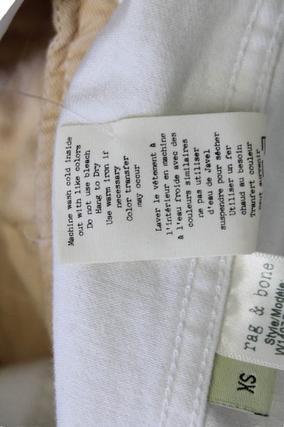 Rag & Bone Jean Women White Collared Button Longsleeve Jacket Size XS