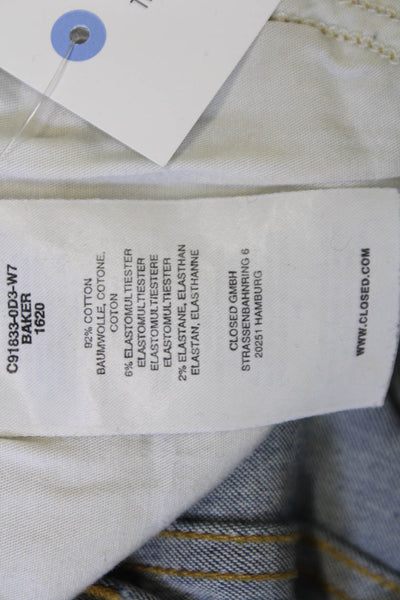 Closed Womens Dark Blue Ankle Skinny Mid-Rise Jeans Size 27