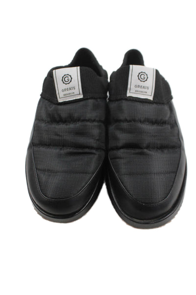Greats Brookyln Unisex Adults Slide On Slippers Black Size M9 W11