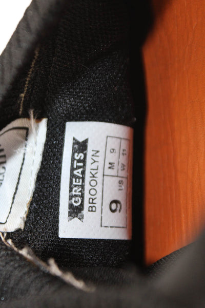 Greats Brookyln Unisex Adults Slide On Slippers Black Size M9 W11