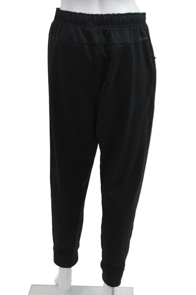 Nike Mens Black Jogger Sweatpants Drawstring Cotton Blend Sports Size M