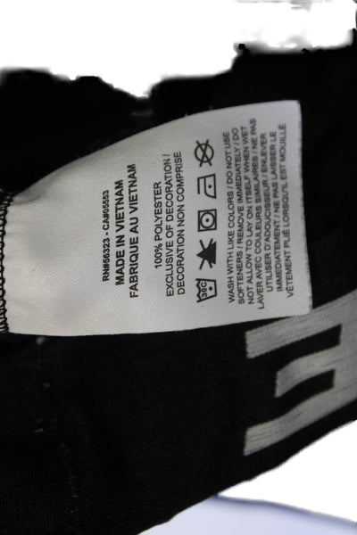Nike Mens Black Jogger Sweatpants Drawstring Cotton Blend Sports Size M