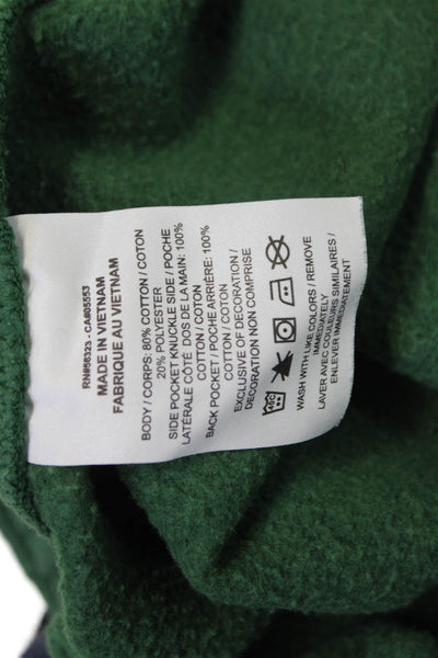 Nike Mens Green Jogger Sweatpants Cotton Blend Sports Size M