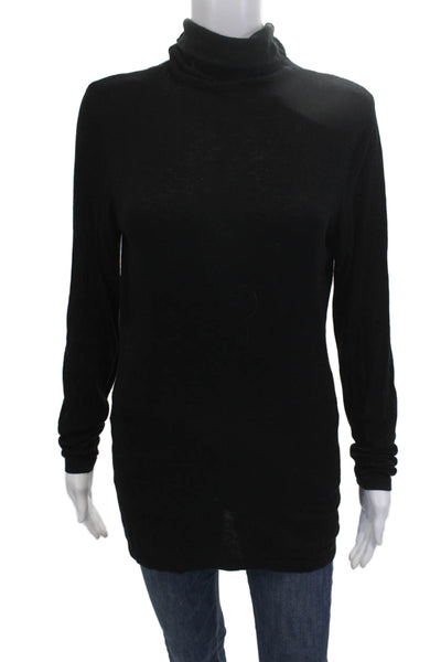 Tommy Hilfiger Unisex Black Turtleneck Pullover Sweater Long Sleeve Size M