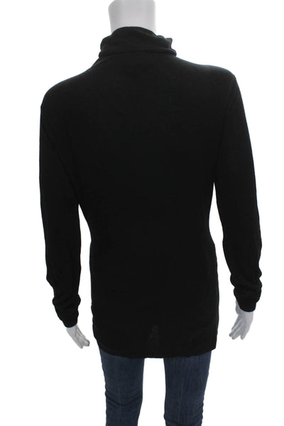 Tommy Hilfiger Unisex Black Turtleneck Pullover Sweater Long Sleeve Size M