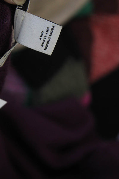 Autumn Cashmere Unisex Purple 100% Cashmere Crew Neck Pullover Sweater Size L