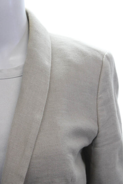 J Crew Unisex Classic Beige Blazer Long Sleeve Size 2