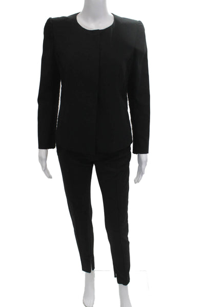 Nina Ricci Unisex 2 Piece Blazer Suit Pants Black Size 40