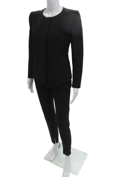 Nina Ricci Unisex 2 Piece Blazer Suit Pants Black Size 40