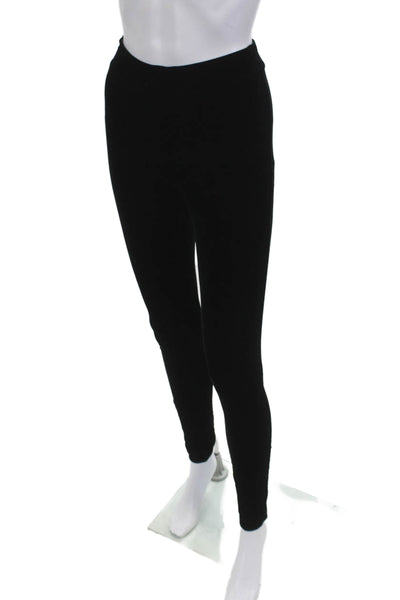 Wolford Women Ankle Jeggings Black 100% Cotton Size 8