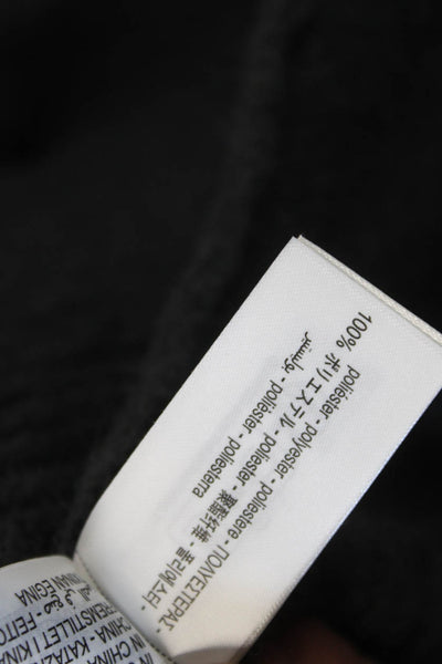 Zara Unisex Cardigan Dark Gray V Neck Button Long Sleeve Polyester Size S
