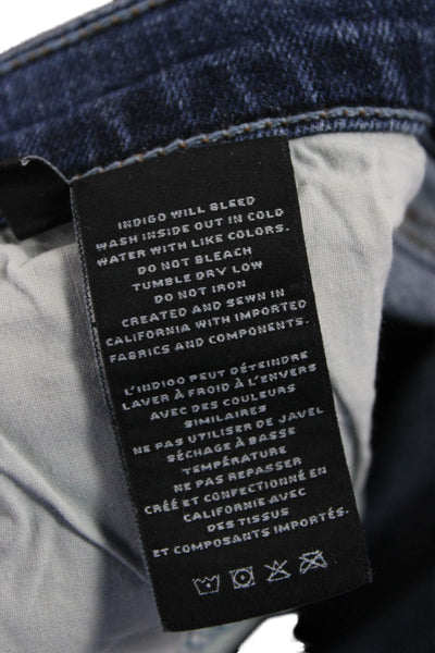 J Brand Womens Blue Ankle Cropped Mid Rise Jeans 98% Cotton 2% Poly Size 29