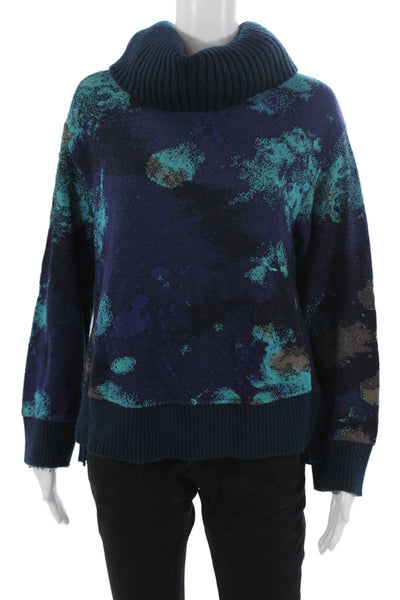 Aldo Martins Unisex Dark Blue Turtleneck Pullover Long Sleeve Size XS