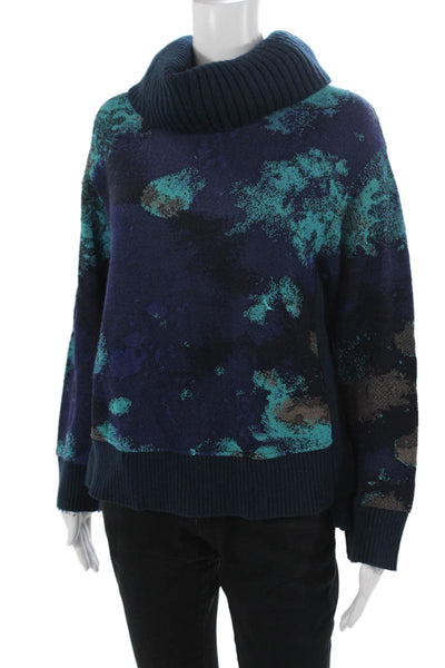 Aldo Martins Unisex Dark Blue Turtleneck Pullover Long Sleeve Size XS