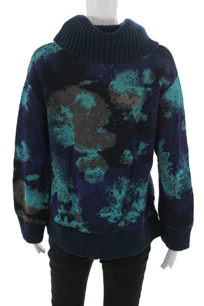 Aldo Martins Unisex Dark Blue Turtleneck Pullover Long Sleeve Size XS