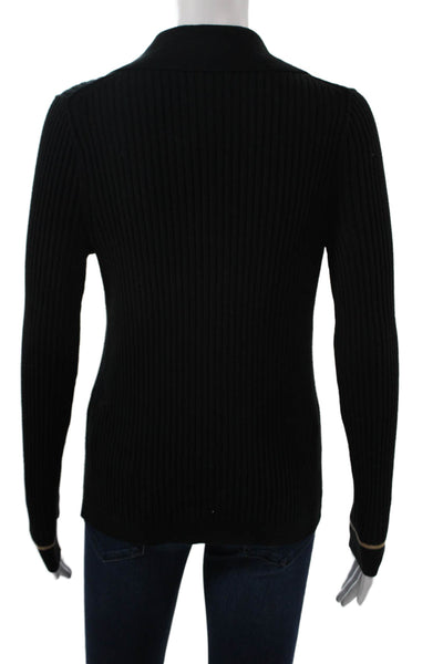 Banana Republic Unisex Black Long Sleeve Cardigan Sweater Size S
